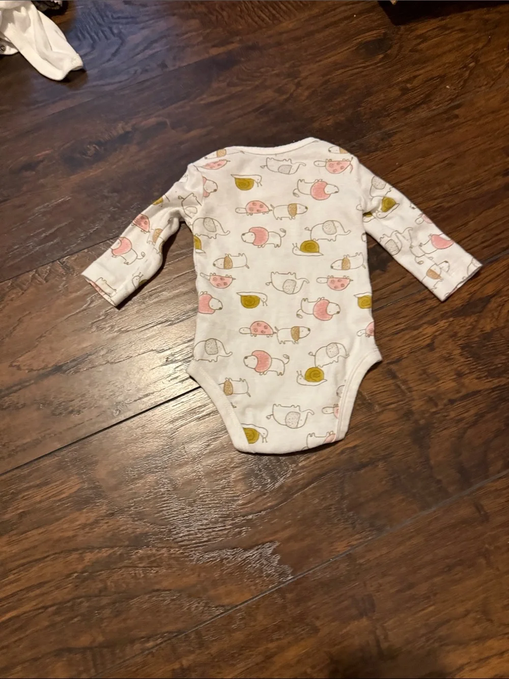 Elephants dogs onesie long sleeve
